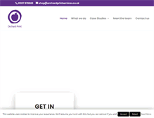 Tablet Screenshot of orchardprintservices.co.uk